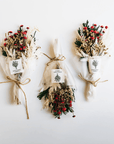 Holly Dried Flower Mini Bouquet