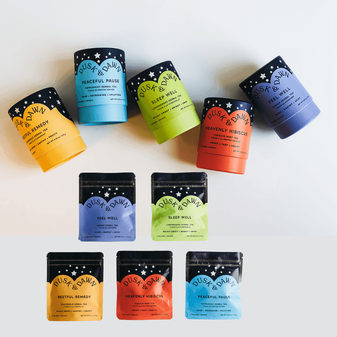 Feel Well Herbal Tea Tube - 3 Tea Bags