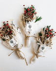 Holly Dried Flower Mini Bouquet