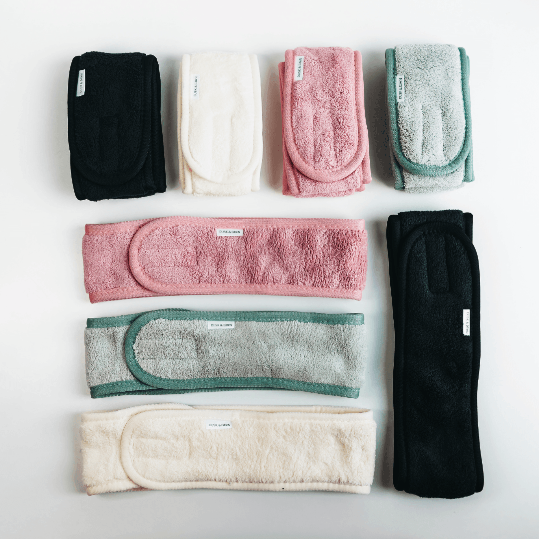 Coral Fleece Spa Headband - Cream