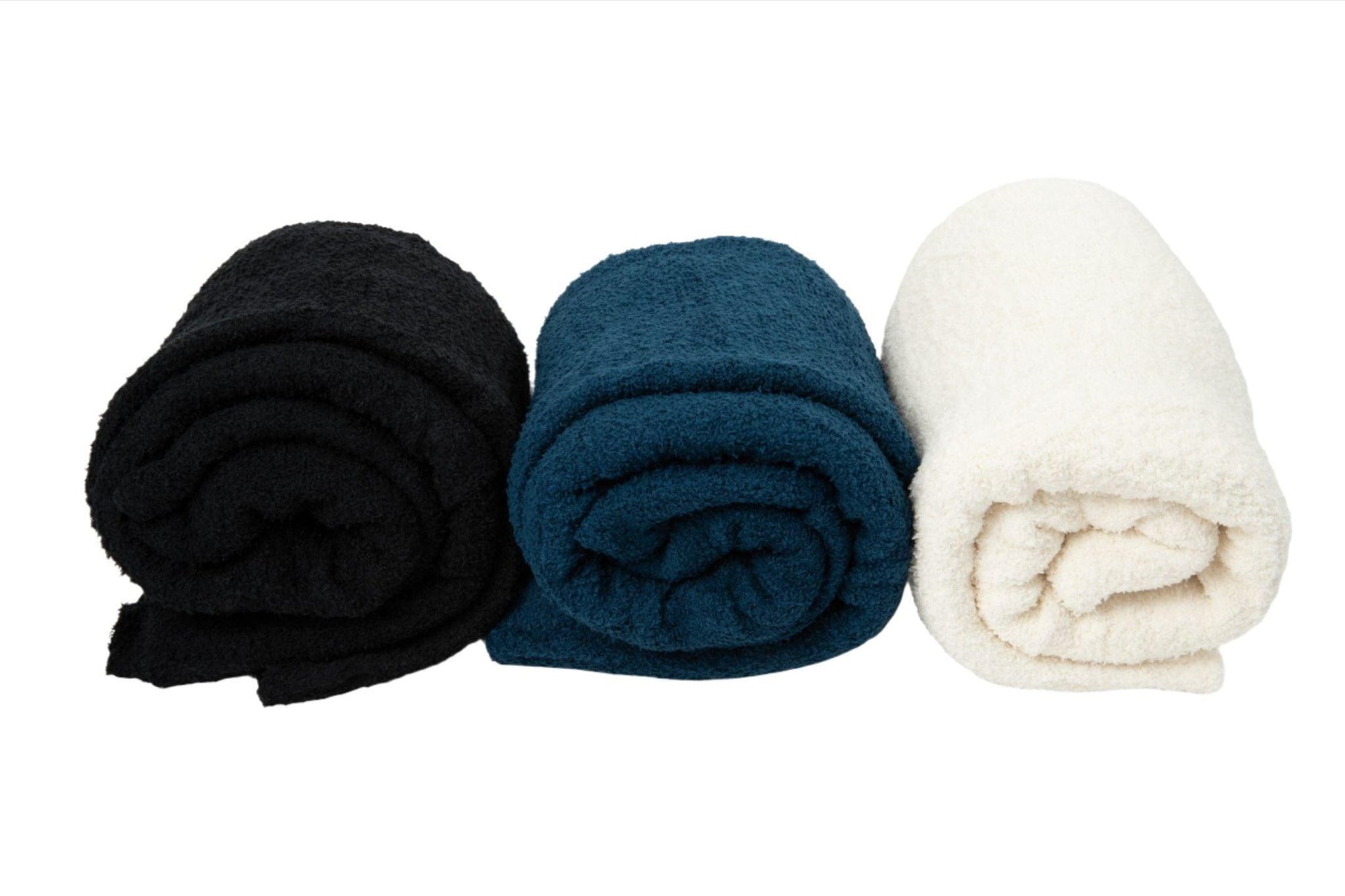 Cream Buttery Fluffy Throw Blanket
