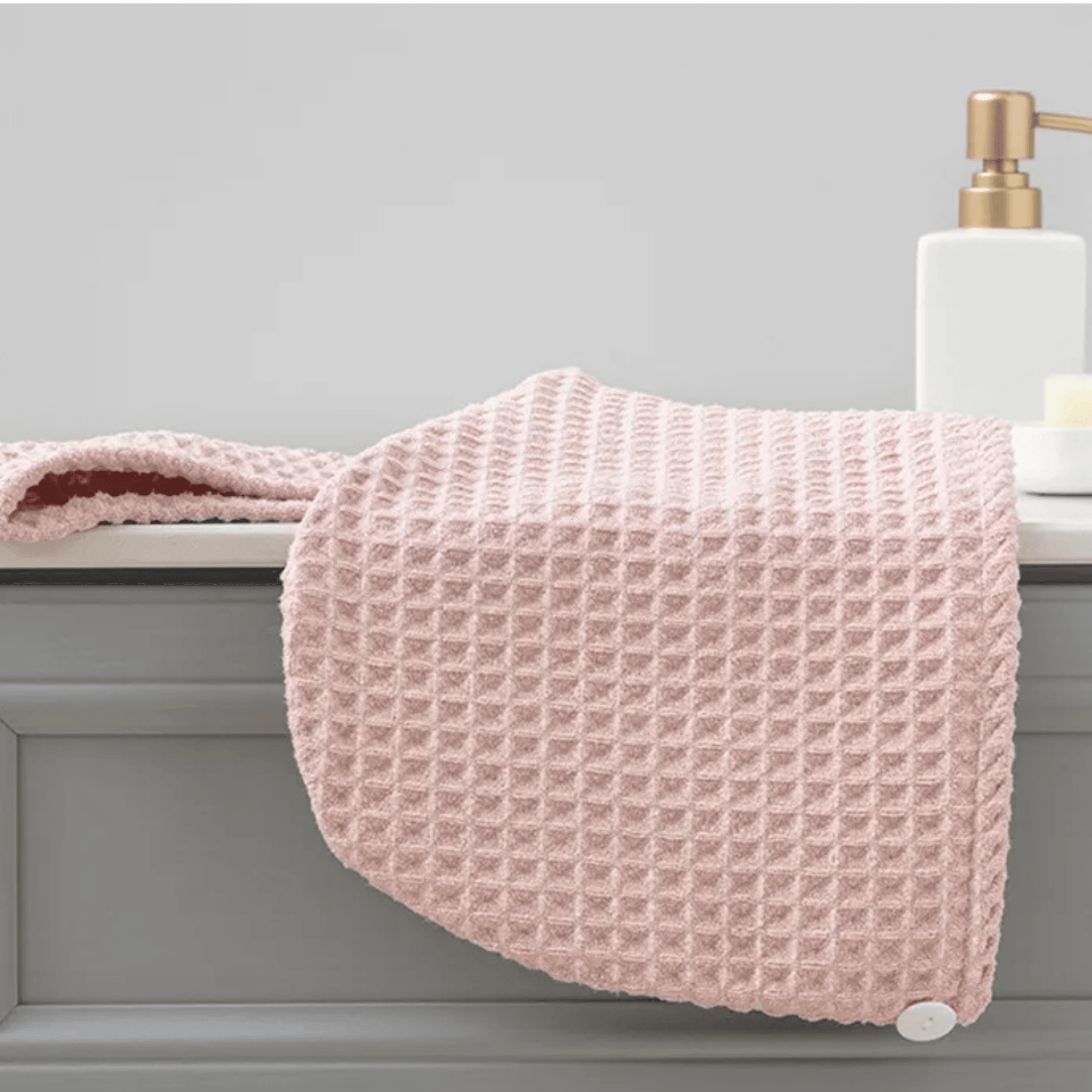 Wrap 'N Dry Microfiber Hair Towel - Blush