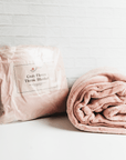 Blush Cozy Fleece Throw Blanket