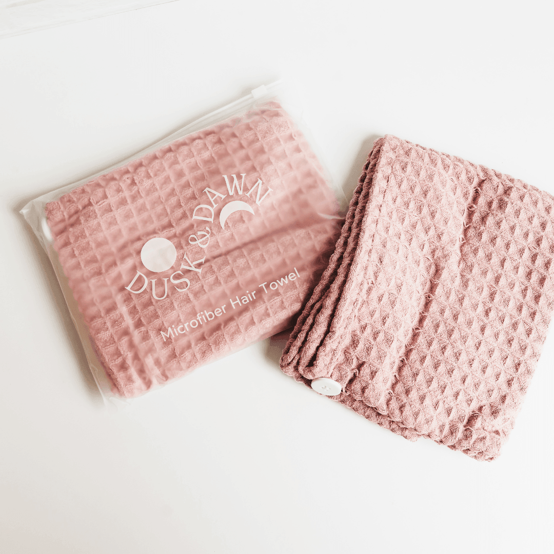 Wrap 'N Dry Microfiber Hair Towel - Blush