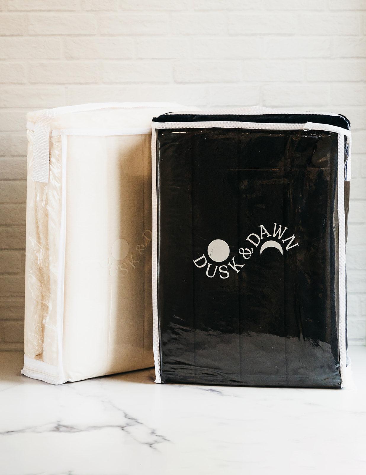 Black Luxe Faux Fur Throw Blanket
