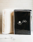 Black Luxe Faux Fur Throw Blanket