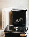 Black Luxe Faux Fur Throw Blanket