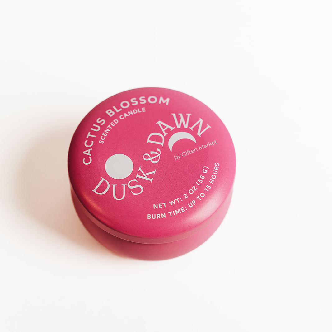 Cactus Blossom Mini Tin 2oz Candle