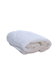 White Luxe Faux Fur Throw Blanket