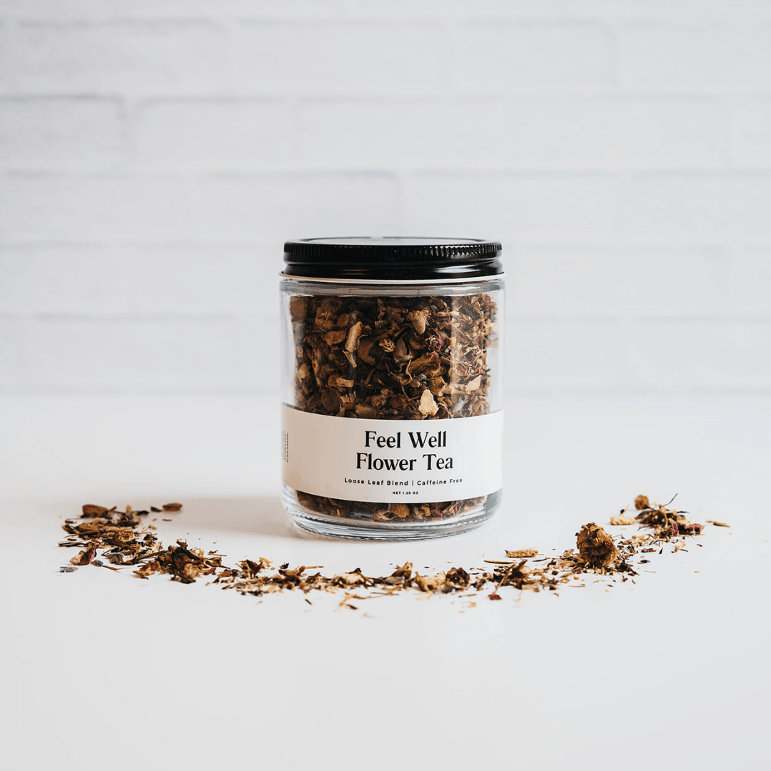 Feel Well Flower Tea - Glass Jar