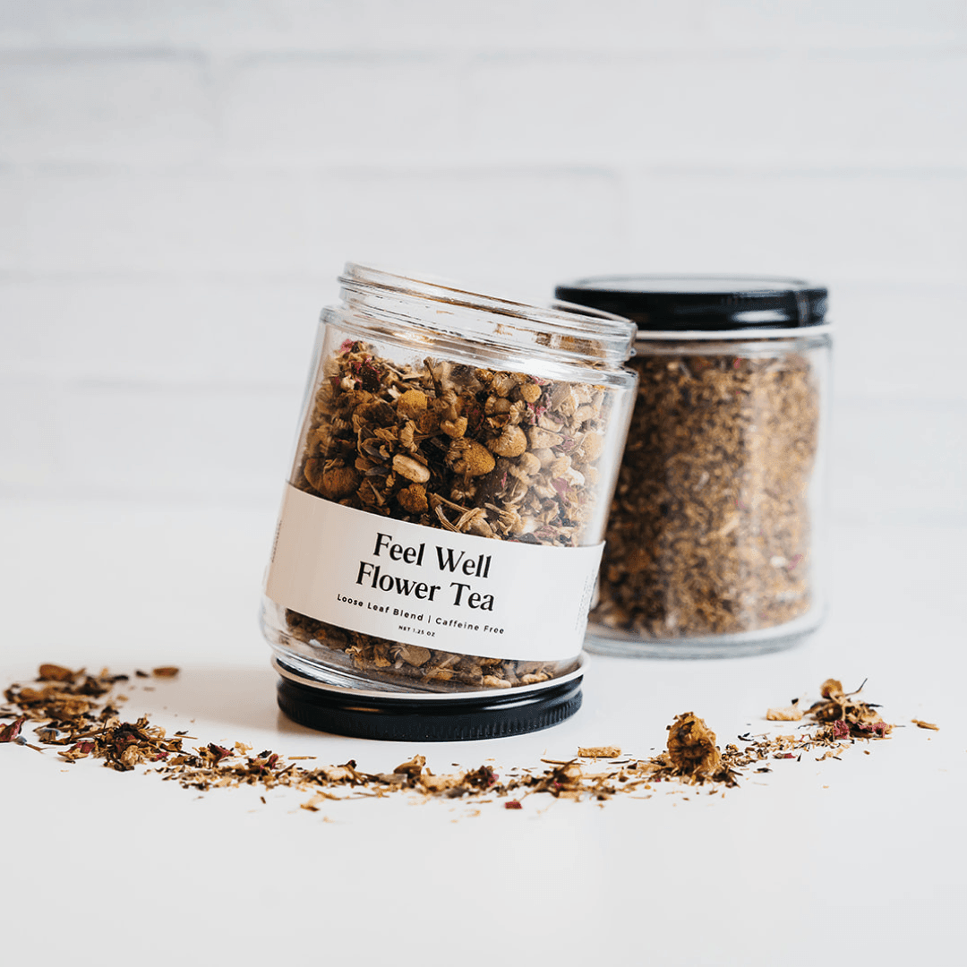 Feel Well Flower Tea - Glass Jar