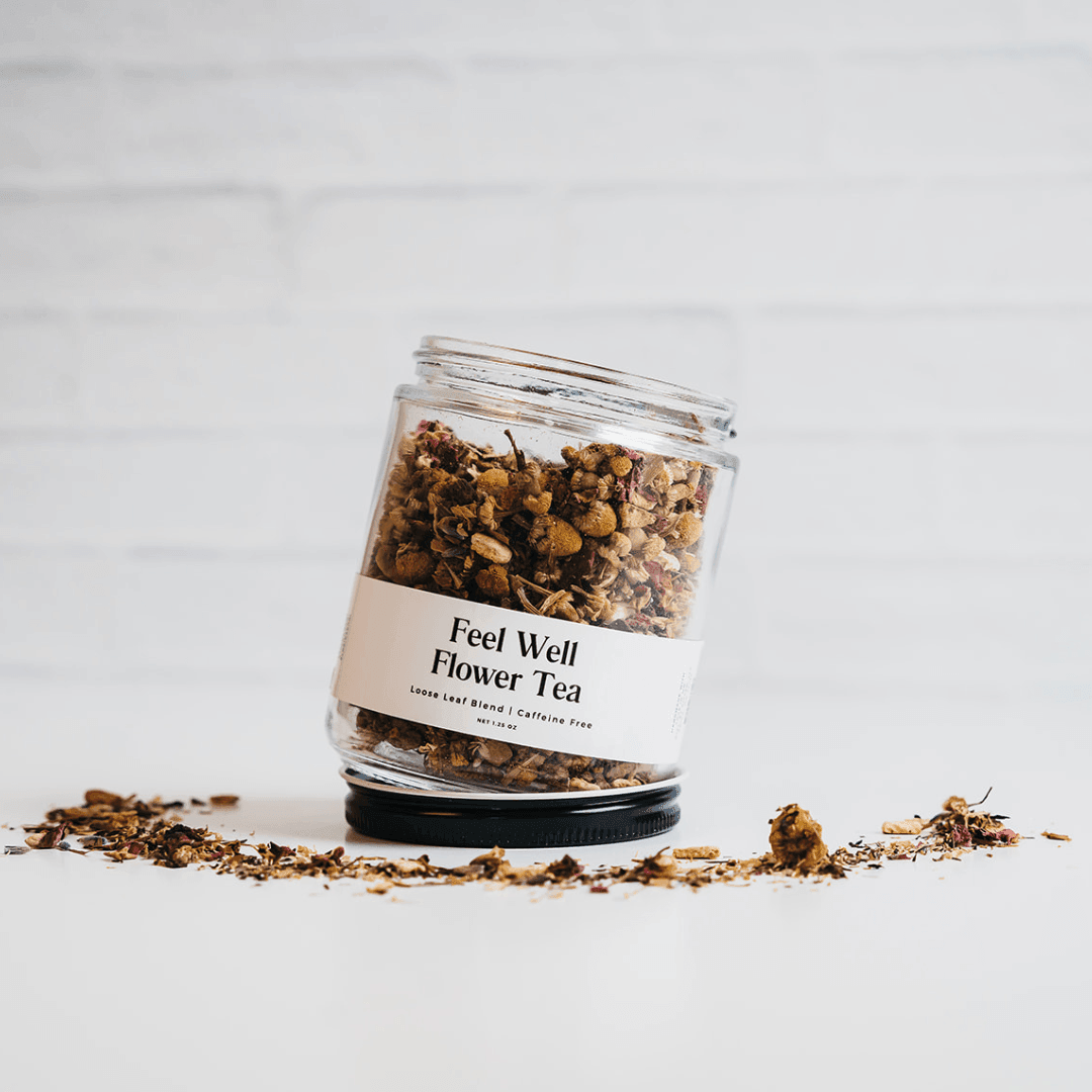 Feel Well Flower Tea - Glass Jar