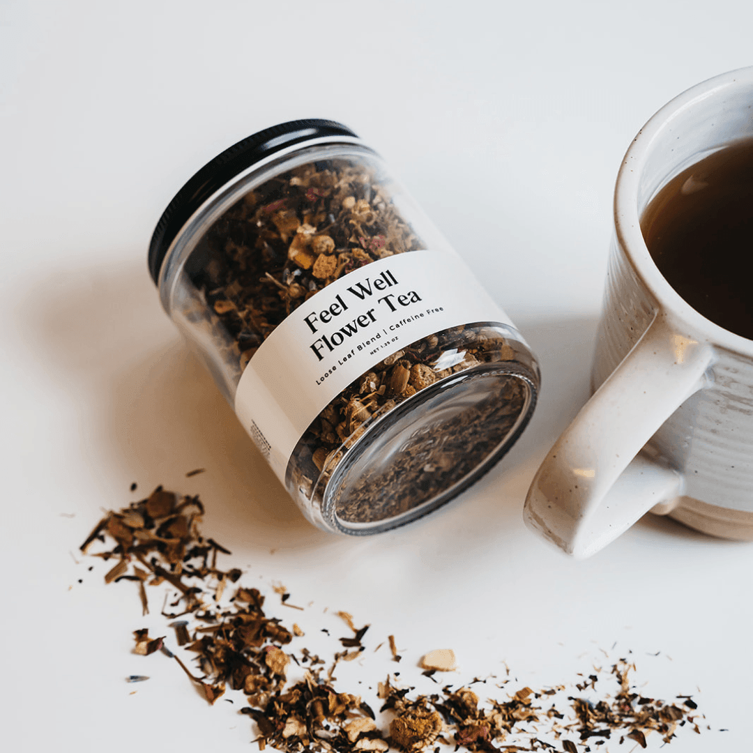 Feel Well Flower Tea - Glass Jar