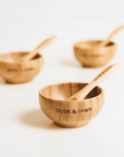 Bamboo Mixing Bowl & Spoon Set