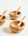 Bamboo Mixing Bowl & Spoon Set