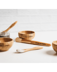 Bamboo Mixing Bowl & Spoon Set