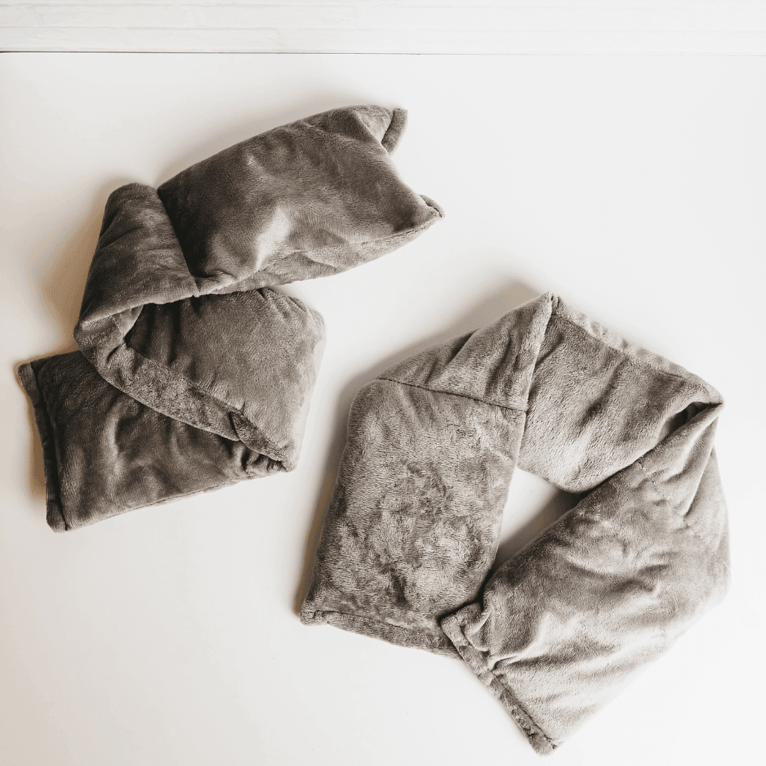Cozy Fleece Neck Wrap - Gray