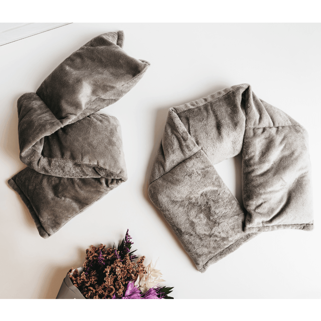 Cozy Fleece Neck Wrap - Gray