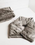 Cozy Fleece Neck Wrap - Gray