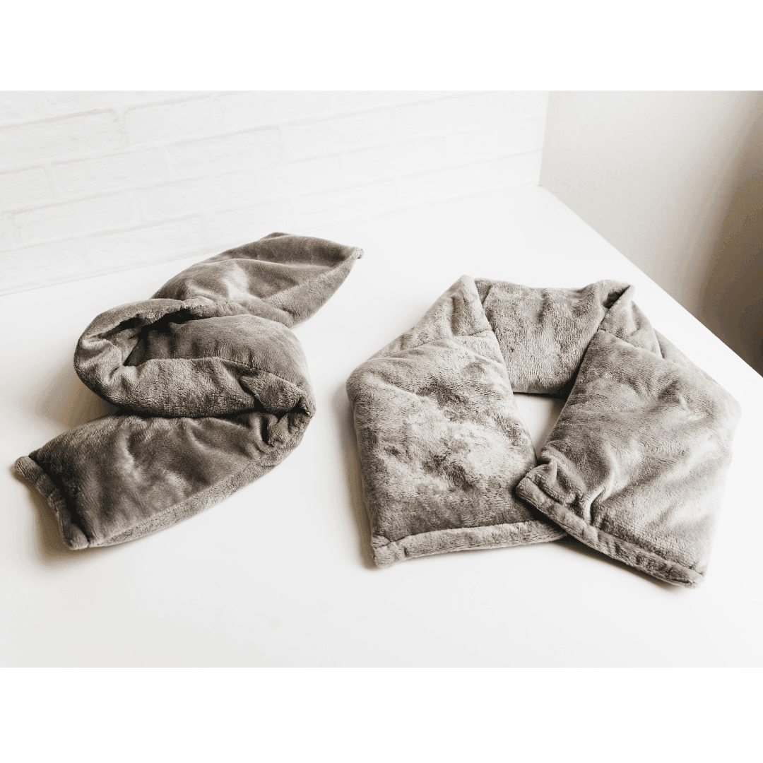 Cozy Fleece Neck Wrap - Gray