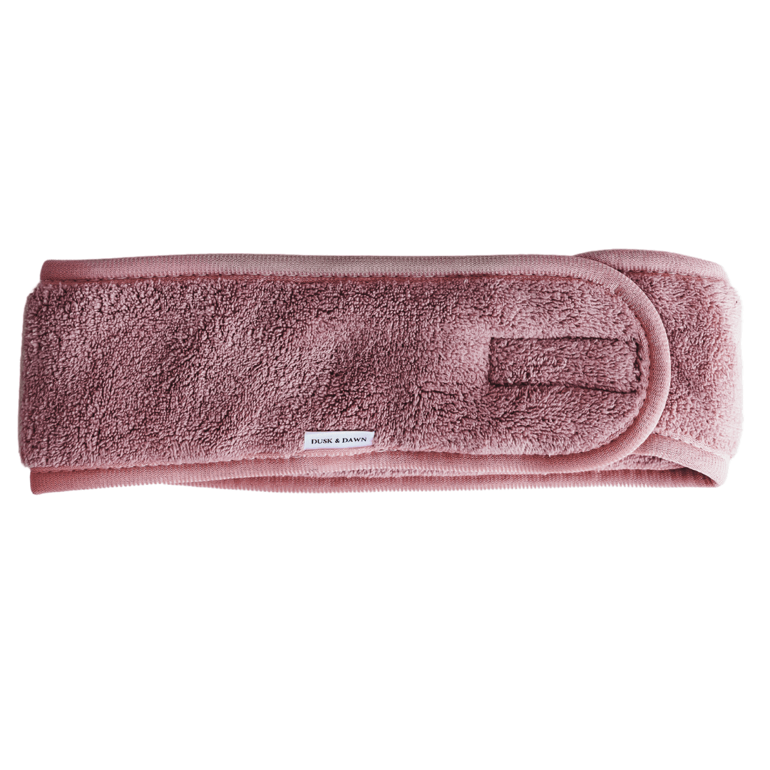 Coral Fleece Spa Headband - Blush