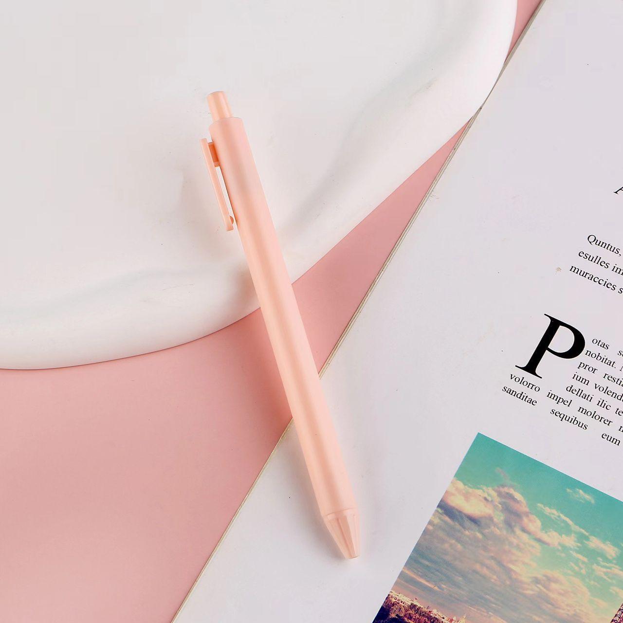 Peach Smooth Writing Gel Pen