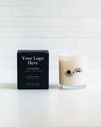 Custom Logo Deluxe Soy Candle - 8oz - Private Label