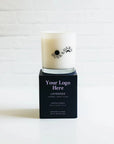 Custom Logo Deluxe Soy Candle - 8oz - Private Label