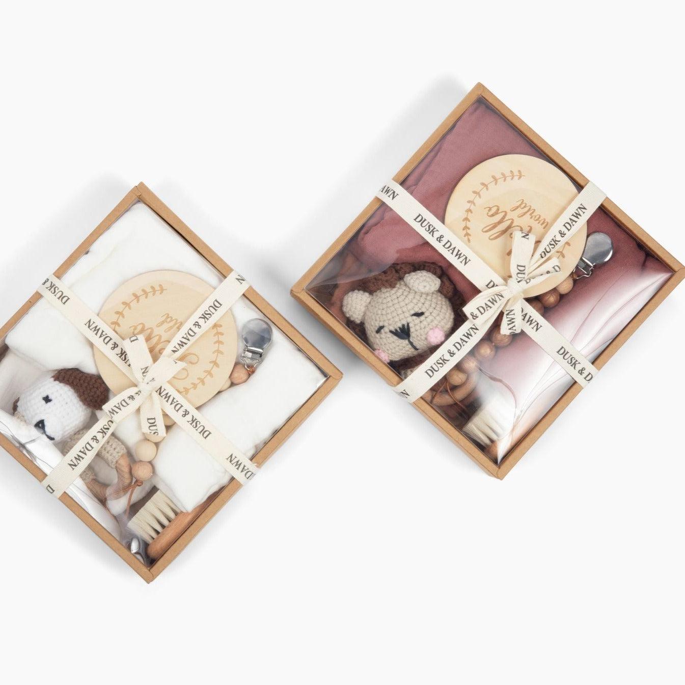 Welcome Baby Gift Set - Maroon