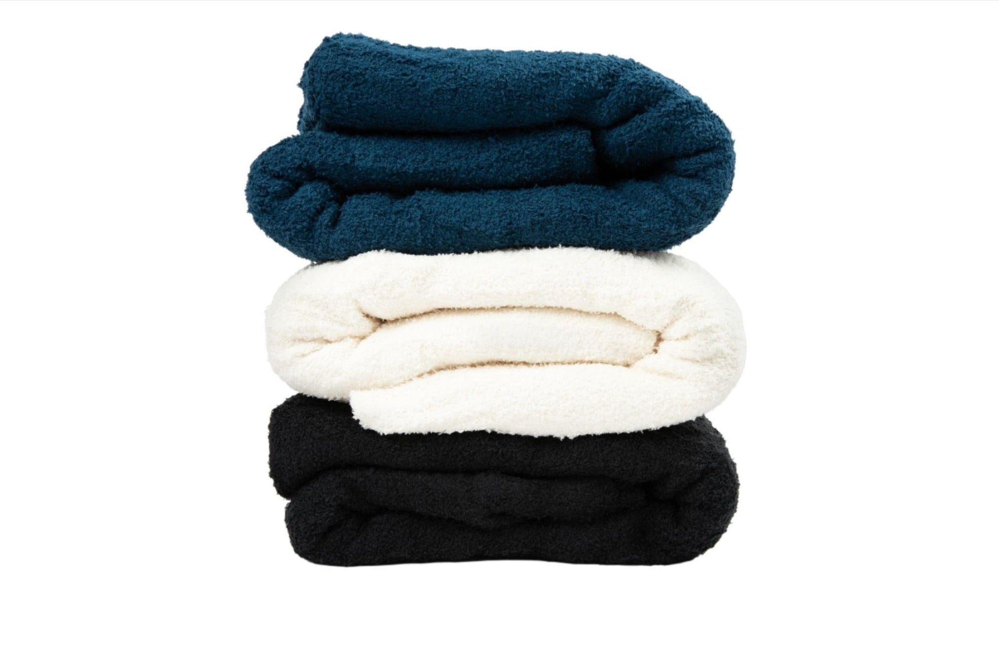 Black Buttery Fluffy Throw Blanket