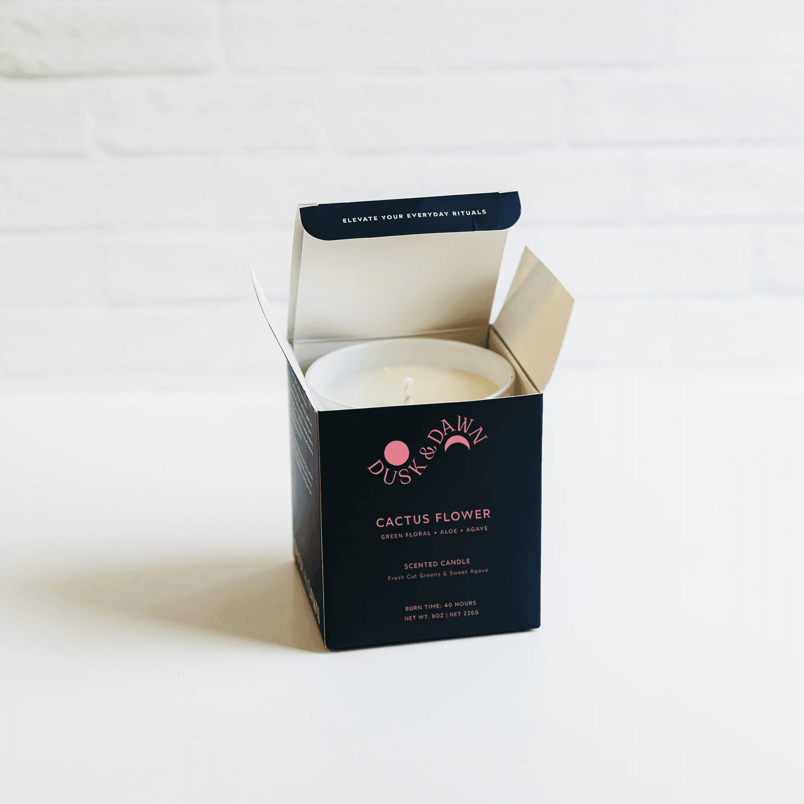 Dusk & Dawn Cactus Flower Soy Candle - Thumbnail 4