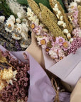 Iris Dried Flower Mini Bouquet